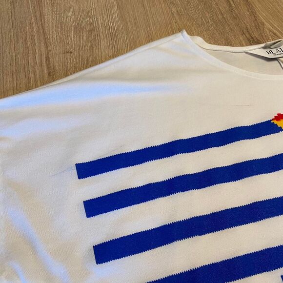 Minimalist 90s Blair floral striped tee - Picture 3 of 8